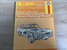Hillman chrysler hunter for sale  MOLD