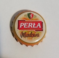 Kolekcjonerska Używana Polska Beer Bottle Cap Perla Miodowa na sprzedaż  Wysyłka do Poland
