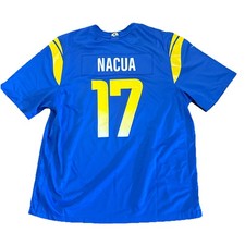 Camiseta Los Angeles Rams 2XL Puca Nacua masculina azul Nike nova com etiquetas, usado comprar usado  Enviando para Brazil