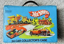 Vintage 1980 Hot Wheels 24 Carro Vinil Estojo de Colecionadores com Bandejas Prateleira SEM CARROS comprar usado  Enviando para Brazil
