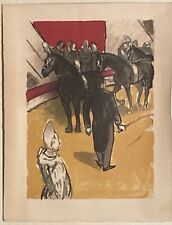 Lithographie couleurs scene d'occasion Lithographie couleurs scene d'occasion  Le Chesnay