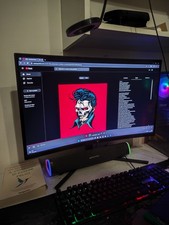 Monitor gaming curvo usato  Rieti