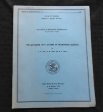 Usado, "The October 1954 Storm in Northern Illinois" State Water Survey Division Urbana comprar usado  Enviando para Brazil