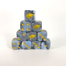 x10 Dés Stark  Plastique Edge Game of Thrones | P-00ISS comprar usado  Enviando para Brazil