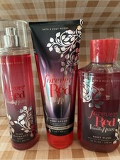 BATH AND BODY WORKS Forever Red Vainilla Ron Bruma, Crema y Jabón Corporal segunda mano  Embacar hacia Mexico