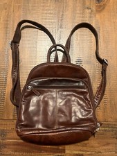 Mochila voyager Jack Georges couro genuíno marrom pequena  comprar usado  Enviando para Brazil