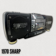 Sharp t3512 boombox for sale  BOURNEMOUTH