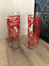 Conjunto de 2 copos finos vintage House Of Hunan Red Dragon Tom Collins comprar usado Conjunto de 2 copos finos vintage House Of Hunan Red Dragon Tom Collins comprar usado  Enviando para Brazil
