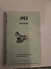 Haybob instruction manual for sale Haybob instruction manual for sale  SOUTHAMPTON