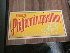 Pappschild feinste pfefferminz gebraucht kaufen  Wolfsburg