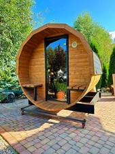 Używany, Barrel Sauna (Ø 2.0 m) with Electric Heater na sprzedaż  PL