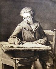 Gravure jeune dessinateur d'occasion  Argenteuil