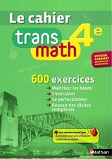 Cahier trans math d'occasion Cahier trans math d'occasion  France