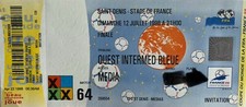 Ticket billet finale d'occasion  Lille-