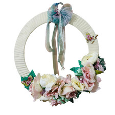 Flower door wreath for sale  BIGGLESWADE