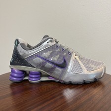 Tênis de corrida Nike Shox Agent feminino tamanho 8 cinza roxo 104265-001 comprar usado  Enviando para Brazil