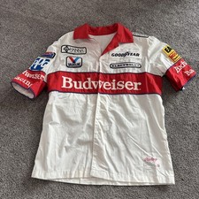 Camisa de corrida vintage Budweiser masculina média Rawlings CARRINHO PPG Andretti Goodyear comprar usado  Enviando para Brazil