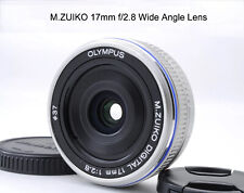 Lente panqueca grande angular M.ZUIKO 17mm f/2.8 para câmera Olympus Panasonic Micro 4/3, usado comprar usado  Enviando para Brazil