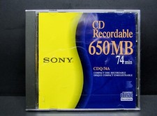 Sony CD-R, CD Gravável em Branco, 650 MB 74 min, CDQ-74A, Nunca Usado comprar usado  Enviando para Brazil