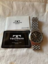 Cronografo Technos Swiss quartz TBM658 cassa bracciale acciaio 40mm card booklet comprar usado  Enviando para Brazil