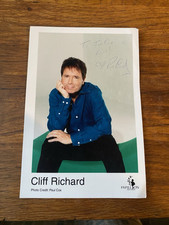 Cliff richard signed for sale  WESTON-SUPER-MARE