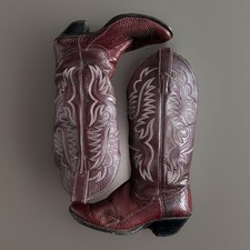 Justin women snakeskin for sale  El Paso