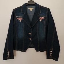 Womens denim jacket for sale  Denison
