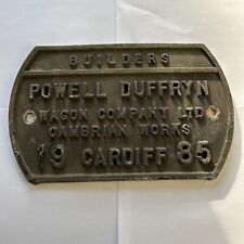 Powell duffryn wagon for sale  SHEFFIELD