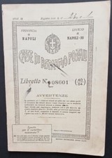 Libretto casse risparmio usato  Napoli