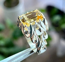 Emerald cut citrine for sale  GLASGOW