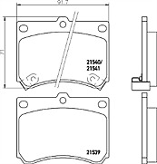 Front brake pads for sale  HAYWARDS HEATH