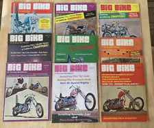 REVISTA BIG BIKE 90 EDIÇÕES VOL 1 1969 THRU VOLUME 9 1977 EM PERFEITO ESTADO comprar usado  Enviando para Brazil