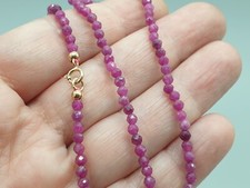 Sparkly ruby necklace for sale  MANCHESTER