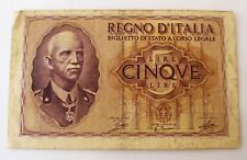 Banconota lire 1940 usato  Trapani