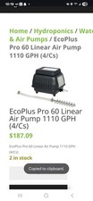 Ecoplus linear air for sale  Medway