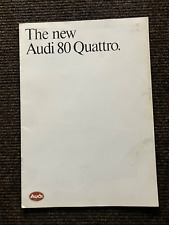 Audi quattro brochure for sale  LUTON