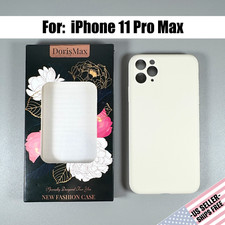 Capa projetada para iPhone 11 PRO MAX: Branca Vintage | Silicone Líquido | Slim Fit comprar usado  Enviando para Brazil