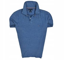 TOMMY HILFIGER Niebieska męska koszulka polo Regular Fit L na sprzedaż  PL
