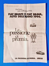 Gazzetta Dello Sport 27 de novembro de 1995 Fiat Bravo Brava carro do ano comprar usado  Enviando para Brazil