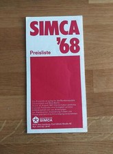 Simca 1000 1100 gebraucht kaufen  Deutschland