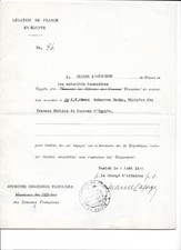 Document diplomatique légatio d'occasion  Blanzat