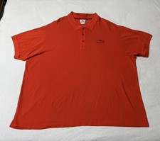 Camisa polo masculina manga curta logotipo crocodilo grande laranja tamanho 11R (verifique) Lacoste comprar usado  Enviando para Brazil
