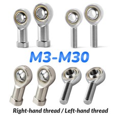 Ball Joint Rod End Bearing Male/Female Right/Left Threaded M4 M5 M6 M8 M10 - M30, używany na sprzedaż  Wysyłka do Poland