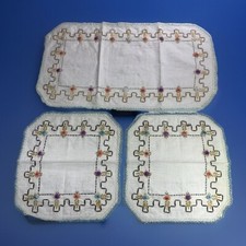 Vtg embroidery dresser for sale  Redlands