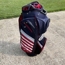 MAXFLI Honors + Carrinho Bolsa de Golfe 15 Vias Divisória com Alça - EUA Vermelho Branco e Azul comprar usado  Enviando para Brazil