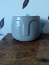 Ceramic grey plant for sale  WELLINGBOROUGH