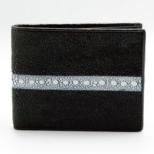 Novo cartão de crédito masculino EXSOOTTI preto chicote pele de raio carteira dobrável. comprar usado  Enviando para Brazil
