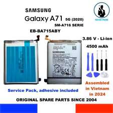 BATERIA GENUINA SAMSUNG GALAXY A71 2019 SM-A715 SERIES EB-BA715ABY 4500mAh OEM comprar usado  Enviando para Brazil