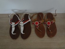 Lot sandales pieds d'occasion  La Ferté-Saint-Aubin