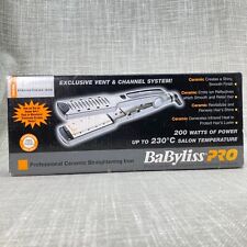 Alisador de cabelo BaByliss PRO cerâmica ferro plano ventilado placas de 1,5 pol. BAB2563, usado comprar usado  Enviando para Brazil